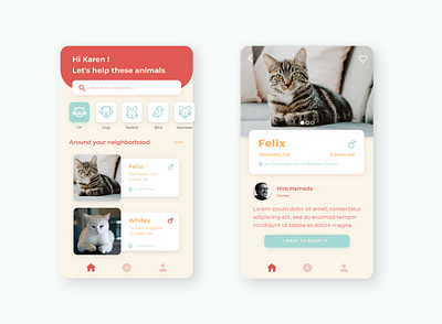 Zoophile design mobile uiux