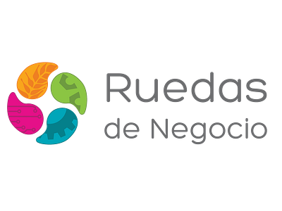 Ruedas de Negocio coporate identity logo