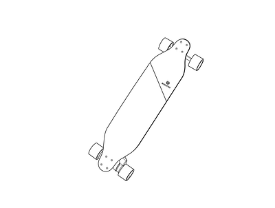 Today's Illustration - Skateboard adobe design fiverr illustration illustrator lineart product design vector