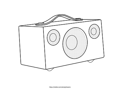 Speaker adobe fiverr illustration illustrator lineart vector