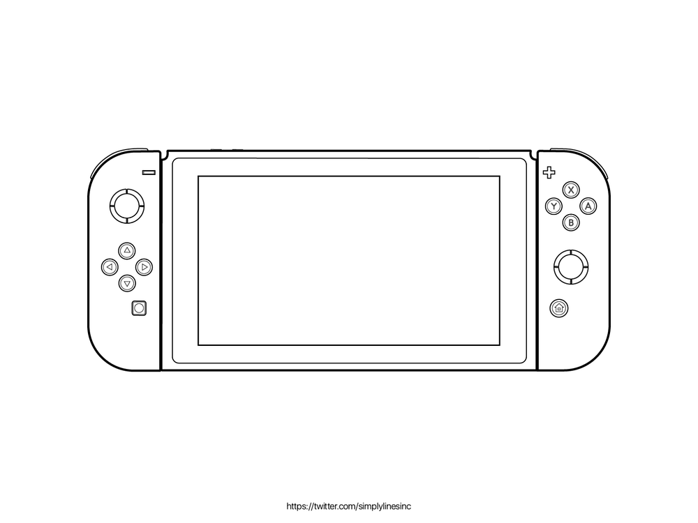 Nintendo Switch by Simply Lines on Dribbble