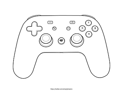 Game controller adobe fiverr illustration illustrator lineart vector