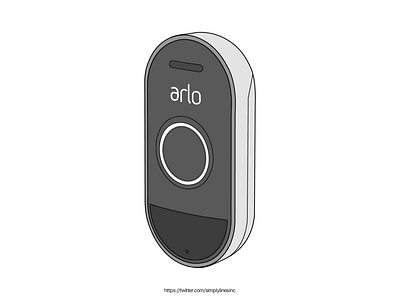 Arlo Smart Device adobe design fiverr illustration illustrator lineart product design vector wireless