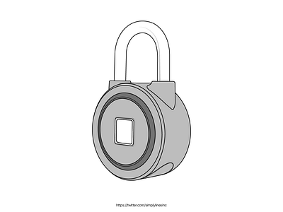 Smart Lock adobe design fiverr illustration illustrator lineart product design vector