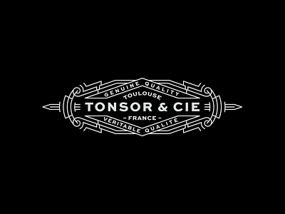 Tonsor & Cie branding design logo typography