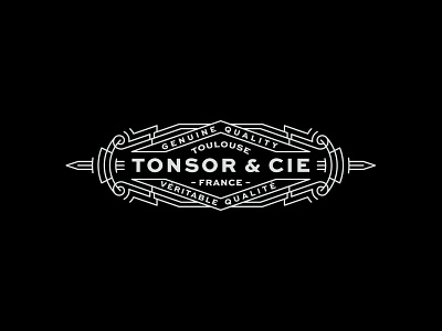 Tonsor & Cie branding design logo typography