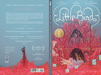 Little Bird trade book design comics lettering typography