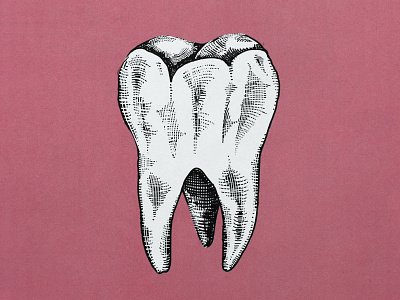 Tooth comics illustration line art
