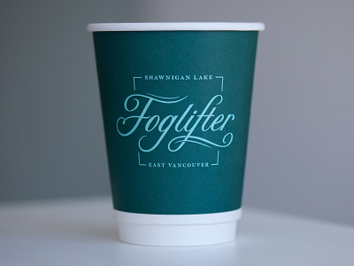 Foglifter Script branding coffee lettering logo packaging script typography
