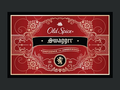 Swagger design filigree illustration monoline ornate packaging