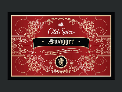 Swagger design filigree illustration monoline ornate packaging