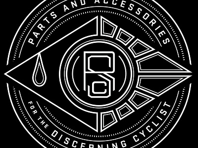 RSC badge badge crest cycling monogram