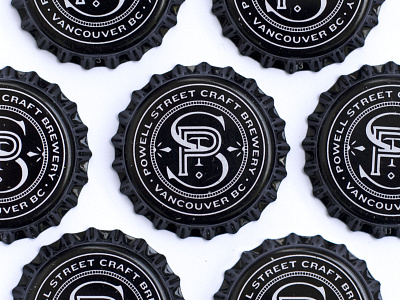 Caps beer branding lettering monogram packaging typography