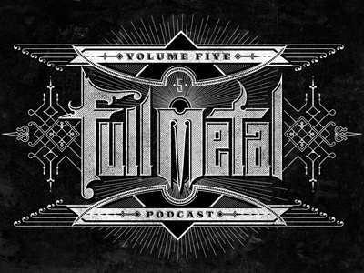 Full Metal Podcast cbc greyscale music podcast sanborn typography