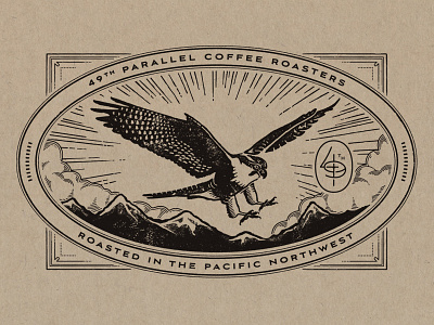 FALCOR! animal coffee illustration typography