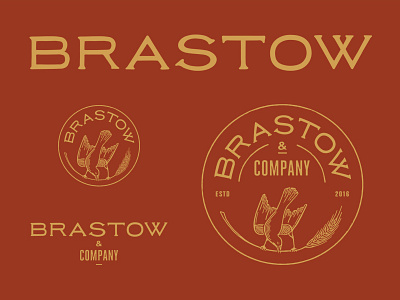 Brastow bakery branding illustration lettering typography