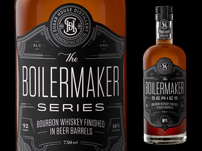 The Boilermaker Series branding illustration lettering monogram packaging typography