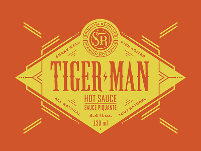 Hot sauce label badge branding label lettering logo packaging typography