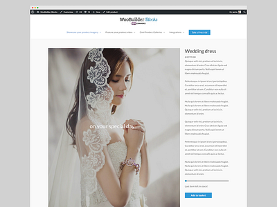 WooCommerce Product Page - Elegant Design example