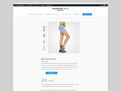 WooCommerce Product Page with vertical Product Gallery block editor gutenberg woocommerce woocommerce theme woocommerceplugins woocommercewebsite wordpress wordpress design