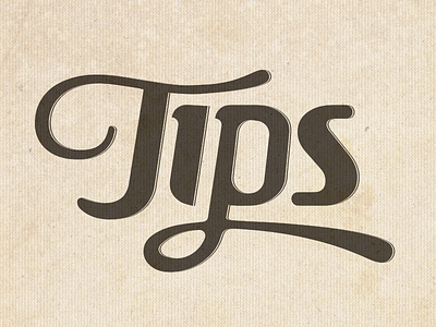 Tips Logo logo service style wordmark