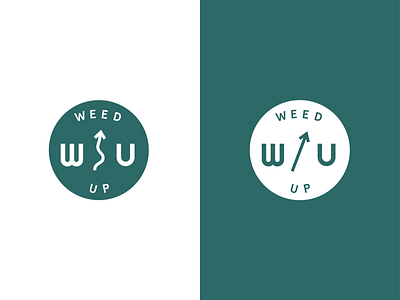 WeedUp branding design flat illustrator logo vector web weeds