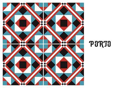 Tile - Porto background design flat illustration illustrator pattern art patterns tiles vector wall art wallpapers