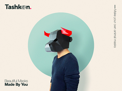 Make your own animal masks by tashkon on Dribbble