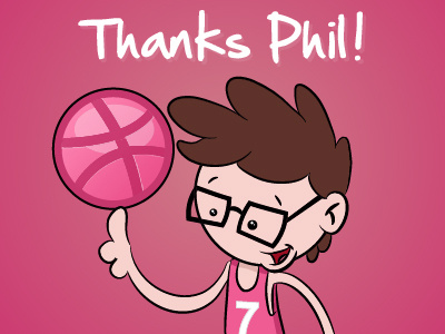 Thanks Phil! cartoon debute illustration illustrator cc photoshop cc selfie vector