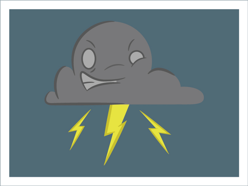 Cloudie - Angry Emotion by Chris MeaD on Dribbble
