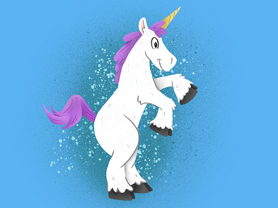 Mythical Creatures: Unicorn cartoon drawing illustration ipad pro mythical creature procreate unicorn
