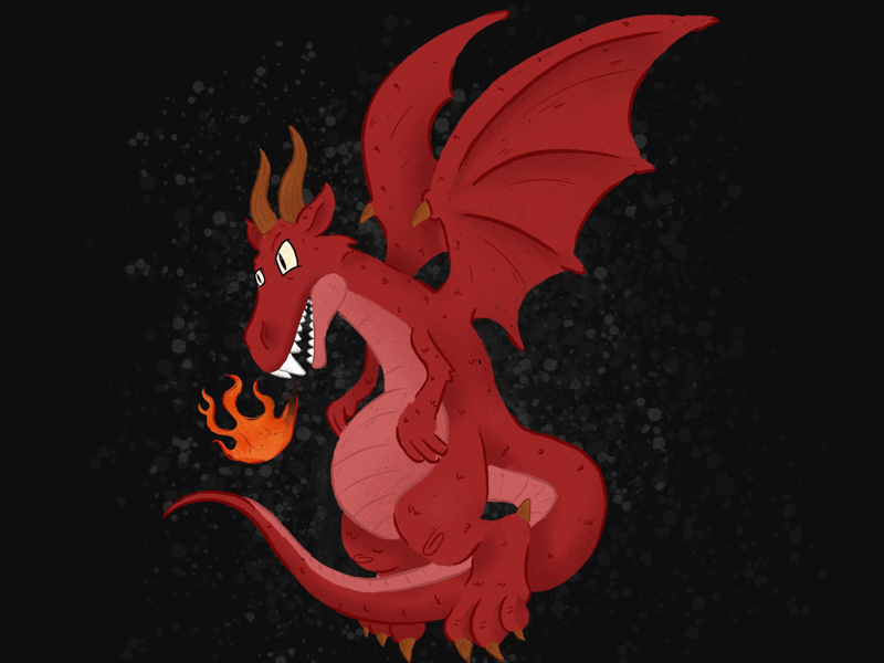 Mythical Creatures Series: Dragon by Chris MeaD on Dribbble