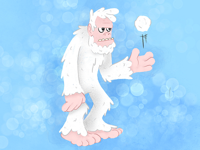 Mythical Creatures Series: Abominable Snowman abominable abominable snowman cartoon doodle drawing illustration ios ipad pro procreate snowman yeti