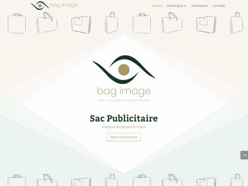 Website for client Bag Image in France bag design bags design divi theme graphic illustration site design webdesign website website design wordpress wordpress design