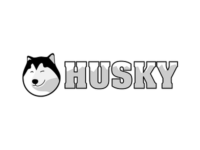 Inktober branding day 6 : Husky brand design dog graphic husky illustration illustrator inktober logo vector