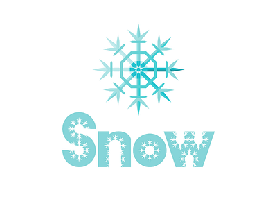 Inktober branding day 11 : Snow branding illustrator inktober logo snow vector winter