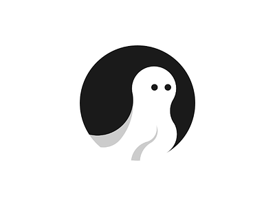 Inktober logo day 22 : Ghost brand branding day22 fantome ghost illustrator inktober logo vector