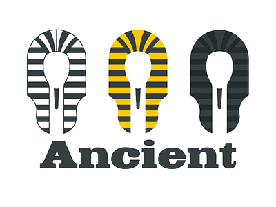 Inktober logo day 23 : Ancient ancient brand branding egypt illustrator inktober logo pharaoh vector