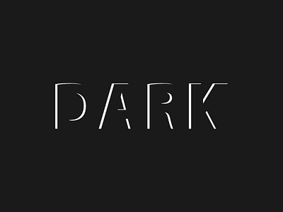 Inktober logo day 26 : Dark