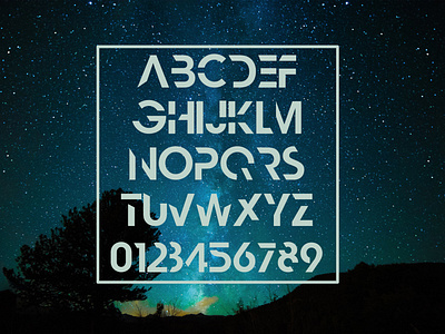 Nescient - Custom Bold only Abstract Font