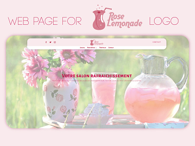 Rose lemonade Web Page