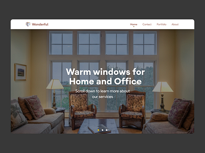 Wonderful Windows Company animation app building design flat minimal ui ux web website windows