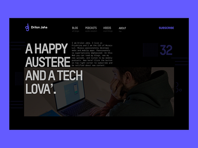 Personal Blog Landing Page