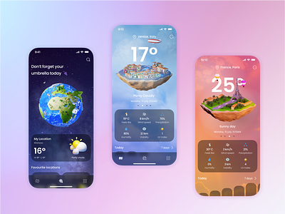Weather forecast — mobile app