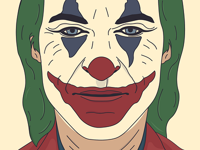 Joker design illustration illustration art joker joker movie minimal vector