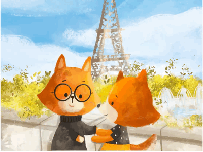 Love in little things animation architecture childrens art childrens book cillustrators cute illustrator indian artists kerala love paris travel