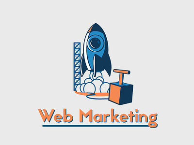 Web Marketing Icon - French Digital Agency