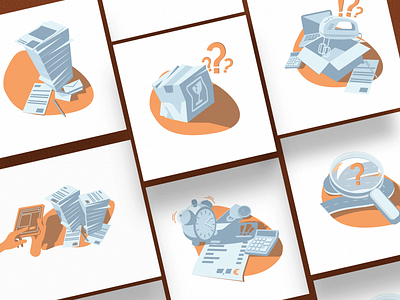 Logistic issues branding design flat icon design icon set illustration issues logistic