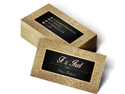 Irel bussines cards | IDs boza design business business card business card design business cards glitter gold golden graphic design id josip markovic print design tinsels typography
