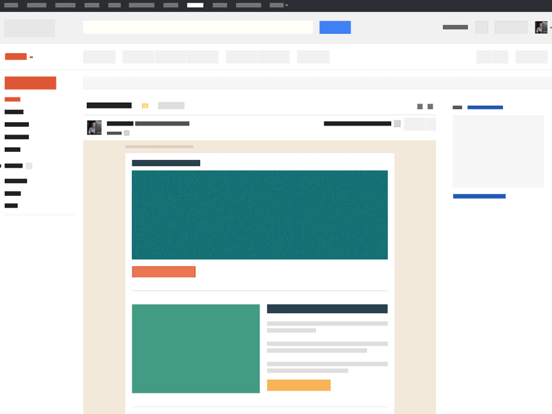 Responsive Email Wireframe